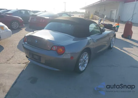 2003 BMW Z4 2.5I из США, поврежденный, VIN 4USBT33413LR66502